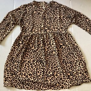 NWT ASOS leopard print women dress size 8